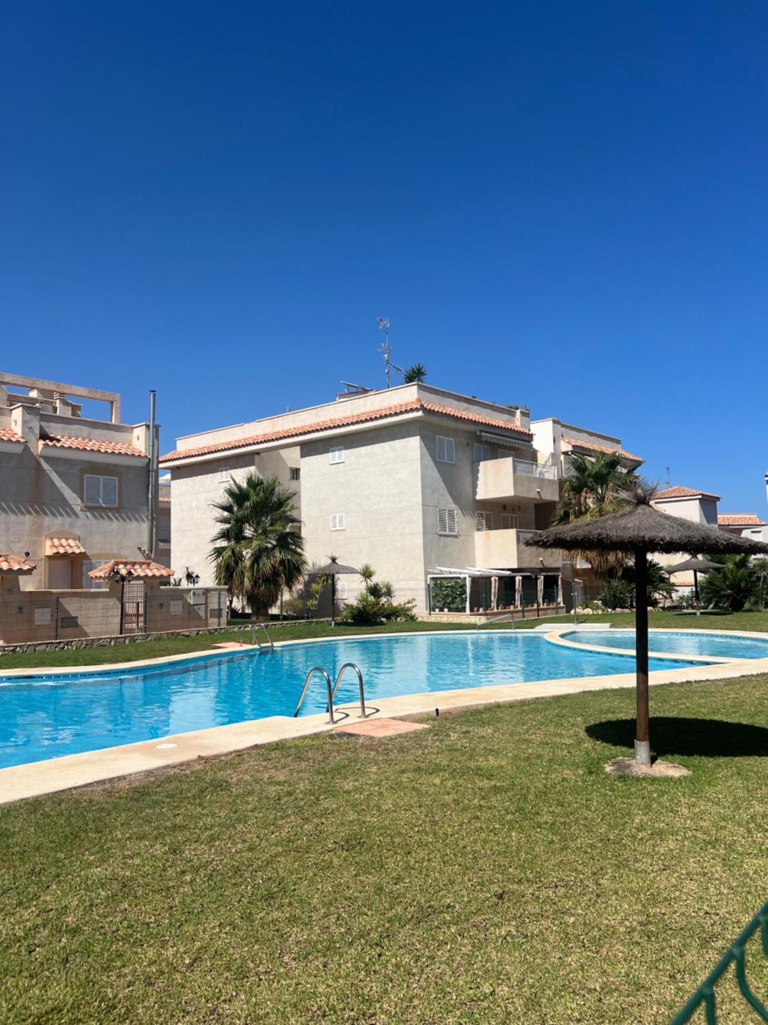 Piso Con Ac, Piscina Y Pista De Padel Y Tenis En Aguilas Águilas Exterior foto